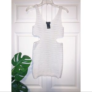 BEBE White Mini Dress